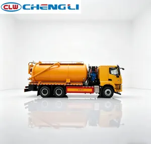 Camion-citerne pour vidange et nettoyage des fosses septiques, camion-citerne pour eaux usées - Product Image 3