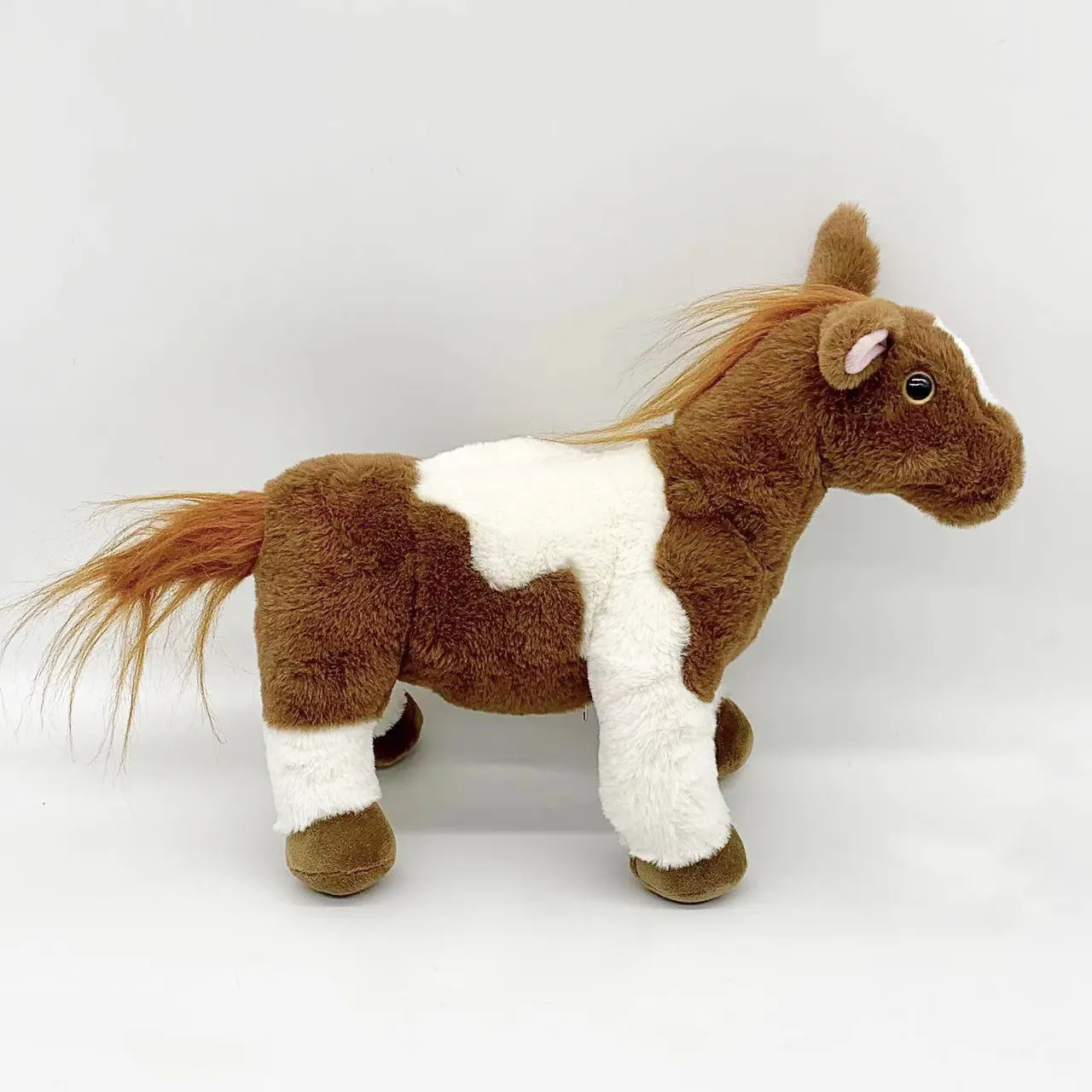 Подгонянная плюшевая лошадь Копилка коричневая симуляция CPC плюшевая лошадь игрушка детский подарок