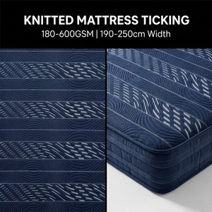 <span class=keywords><strong>Tissu</strong></span> de matelas en jacquard ondulé bleu marine 180-600GSM, rayé, largeur 250cm, <span class=keywords><strong>Coutil</strong></span> <span class=keywords><strong>Tissu</strong></span> De Matelas Tela Para Colchon - Product Image 1