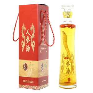 Botellas de Vidrio Transparente Premium para Vino de Ginseng Herbal y Licor de Bayas de Goji al por Mayor de Fabricantes Chinos - Product Image 1