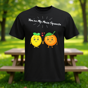 Camiseta You're My Main Squeeze Orange Lemon para vegetarianos y veganos - Product Image 3