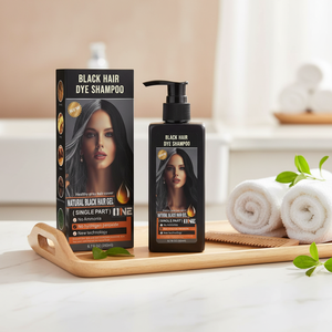 Crema Colorante per Capelli Neri Naturali in Offerta Speciale, Copre Rapidamente i Capelli Grigi, Formula Erboristica Nutriente a Lunga Durata - Product Image 1
