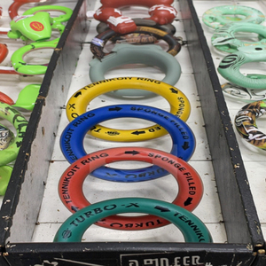 High Quality Circular Shape Rubber Tennikoit Ring 6 Colorful <b>Fitness</b> <b>Hoops</b> Various Sports & Entertainment Colors Plain Pack - Product Image 6