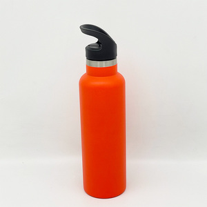 Bouteille d'eau isotherme en acier inoxydable de 650 ml sans BPA, avec petit goulot et bouchon à bec, anti-fuite, réutilisable, pour activités de plein air - Product Image 5