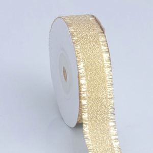Ruban à franges tendance Zexiao Lurex 2,2 cm 10 yards or/argent écologique pour robes de soirée et accessoires de sac - Product Image 4