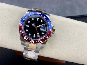 Montre de plongée sportive pour homme, design décontracté et professionnel, mouvement mécanique automatique, cadran à aiguilles, bracelet en acier inoxydable - Product Image 4