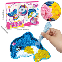 Jouet en peluche dauphin à broder soi-même avec aiguille à punch |   Coussin en tissu de coton doux, rembourrage en coton PP, taille réglable |   Oreiller unisexe anti-stress
