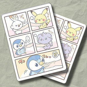 JR - Imán para Refrigerador Pokémon sin Abrir, Pegatina de la Bandera de Legends, Cubierta de Arte, Tablero de Sol y Luna, Caja de Acrílico Ebt, Caja de Regalo para Juegos de Mesa - Product Image 1