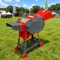 Prix d'usine 9Z-1 Petite machine à hacher le foin, mini hacheuse de paille pour l'alimentation des vaches et des chèvres