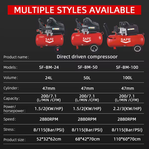 Nuevo <span class=keywords><strong>Compresor</strong></span> de Aire <span class=keywords><strong>Vertical</strong></span> Portátil de Pistón Silencioso de <span class=keywords><strong>100</strong></span> <span class=keywords><strong>Litros</strong></span> con Ahorro de Energía para Coche, Modelo 2026, de Venta Segura - Product Image 5