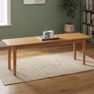 MYHOME Marke Massivholz Esszimmerbank Modernes Minimalistisches Design Langlebige Gummiholzbeine Nicht-Klappbare Wohnmöbel Esszimmer - Product Image 3