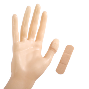 Apósito para heridas de diferentes formas con certificación CE ISO, apósito de tela elástica de gran tamaño para la piel, OEM, tipo banda adhesiva. - Product Image 1