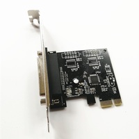 Adaptador Convertidor de Puerto Paralelo PCI-E DB25 de 25 Pines LPT para Impresora a Tarjeta PCI-E Express