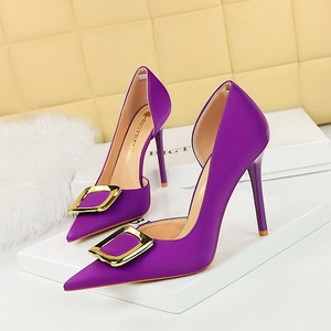 Talons Dames Luxury Buckle Pumps Big <b>Tree</b> Shoes Women Heel for Ladies - Product Image 6