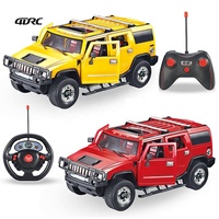 4DRC Coche de Control Remoto a Escala 1:16, Modelo de Simulación con Apertura de Puertas, 5 Canales, Alta Velocidad, Derrape, Vehículo Deportivo Eléctrico, 27MHz, Juguete RC