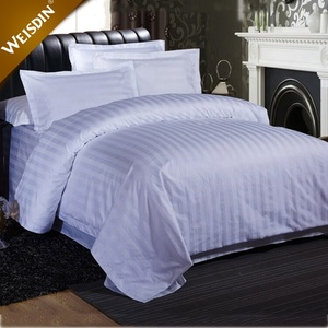 Bán Chạy Nhất Chất Lượng Vua Kích Thước 3Cm Sọc Giường Khách Sạn Duvet Cover Bedsheets Bộ Đồ Giường Bộ Bộ Sưu Tập - Product Image 2