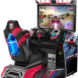 Nouvelle machine d'arcade, simulateur de conduite de course, jeu de voiture vidéo, l'asphalte 9 SD