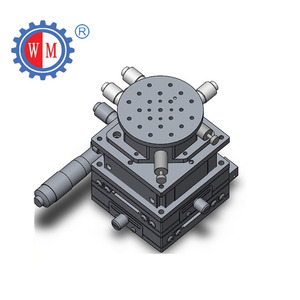 Table d'étape manuelle YZR80-L conçue unique de rotation d'inclinaison de six axes et instruments goniométriques manuels d'optique d'étape OEM de WM Wanming - Product Image 1
