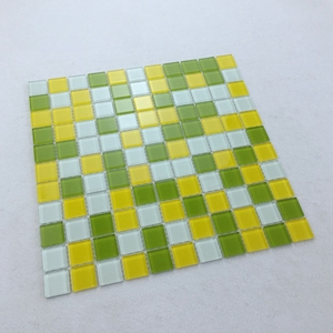 Green Ceramic Tile <strong>Tiling</strong> Glass Mosaic Wall <strong>Panel</strong> Decoration Home Decoration Materials - Product Image 4