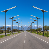 Lampadaire solaire à module LED réglable Série QH 140 °   Éclairage grand angle pour la route principale