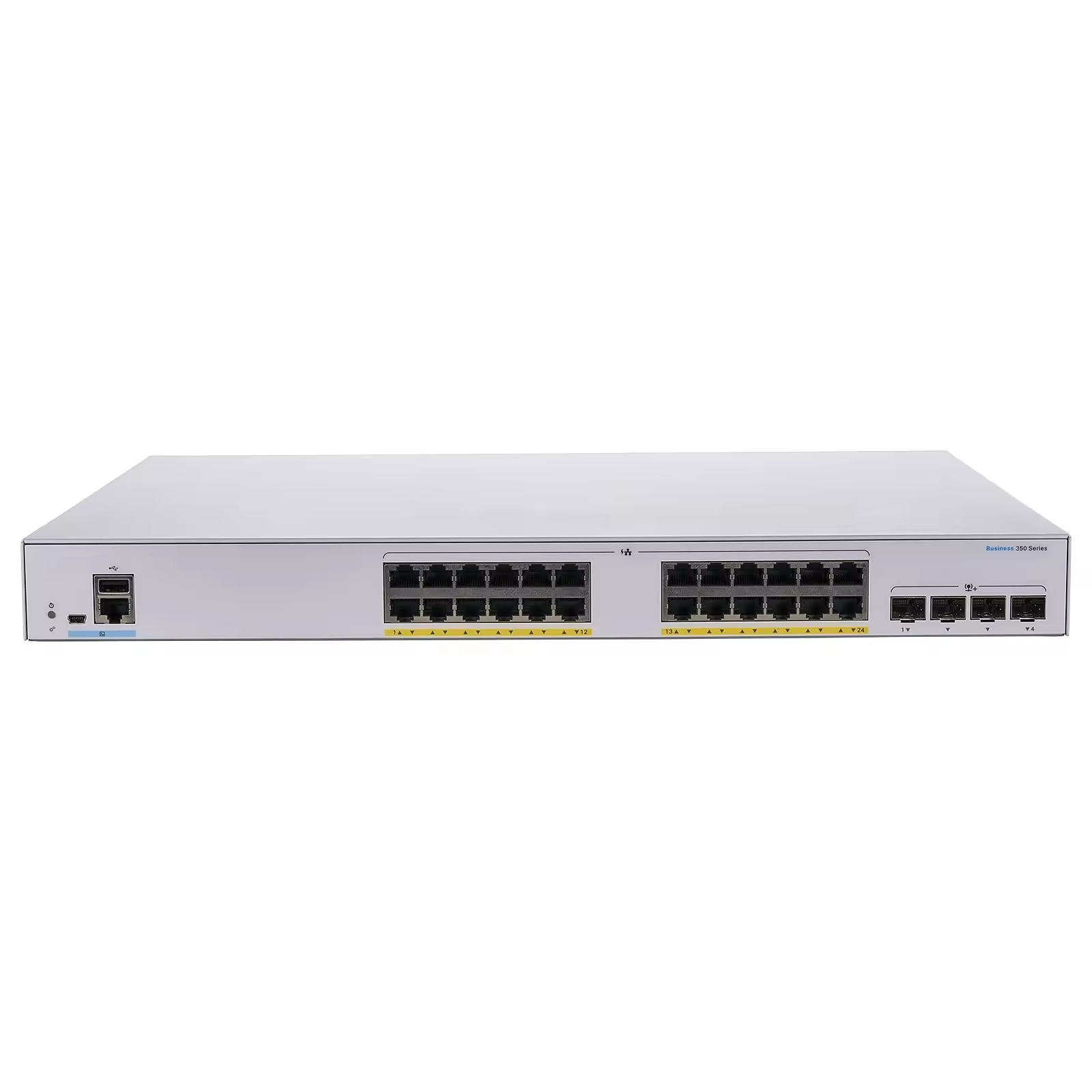 cbs350-24p-4x ciscoスイッチ、24の10/100/1000 poeポート、4 10 
