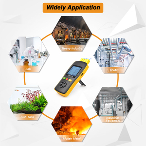 <strong>Digital</strong> <strong>Temperature</strong> <strong>Sensor</strong> <strong>Probe</strong> Thermocouple Thermometer High <strong>Temperature</strong> Thermometer 4 Channels Hygrometer - Product Image 5