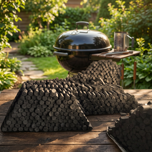 Offres Exceptionnelles Livraison Rapide Emballage Personnalisé Briquettes de Charbon de Bois Premium en Coque de Noix de Coco Forme Hexagonale Fabriquées à la Machine Coal King 6500 et Plus - Product Image 3