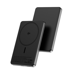 Sạc dự phòng không dây Qi2 siêu mỏng 5000mAh, sạc nhanh 15W, hợp kim nhôm, từ tính - Product Image 3