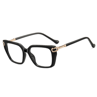 MS 82301 Gafas de Moda 2025, Monturas de Gafas Ópticas TR90+Metal con Bloqueo de Luz Azul, Gafas de Diseño OEM/ODM