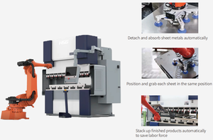 <span class=keywords><strong>WC67Y</strong></span>-125T/2500 máy cắt tự động 6mm kim loại thép <span class=keywords><strong>CNC</strong></span> uốn Máy Báo Chí Phanh thủy lực Máy uốn - Product Image 2