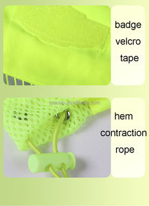 سترة سلامة عاكسة لحماية الشمس في الصيف على الوجهين شبكة تنفس رقيقة شعور بارد UPF50 + أنسي فئة 2 للماء - Product Image 4