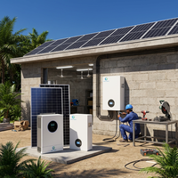 Système solaire hors réseau 3KW 6KW 11KW 22KW avec onduleur lithium-ion et panneaux monocristallins pour maison hors réseau 15KW 20KW