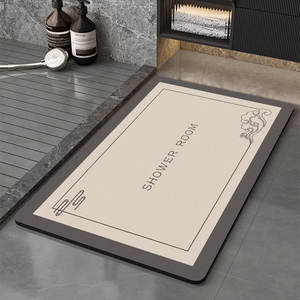 מים רכים נוחים סופגים ייבוש מהיר ללא להחליק חדר אמבטיה רצפת חדר אמבטיה שטיח - Product Image 4