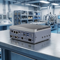 PC Industrial DIO sin Ventilador, Intel J3455, 8GB LPDDR4, LAN 2.5GbE, 2x CANBus, 4DI, 4DO, 4G, 5G LTE, Computadora Gateway IoT