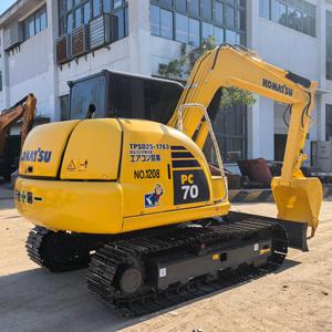 KOMATSU utilisé par Offre Spéciale PC70-8 l'état fiable d'excavatrice de 7Ton avec l'exportation rapide de livraison préparent des composants de noyau de Kawasaki - Product Image 1