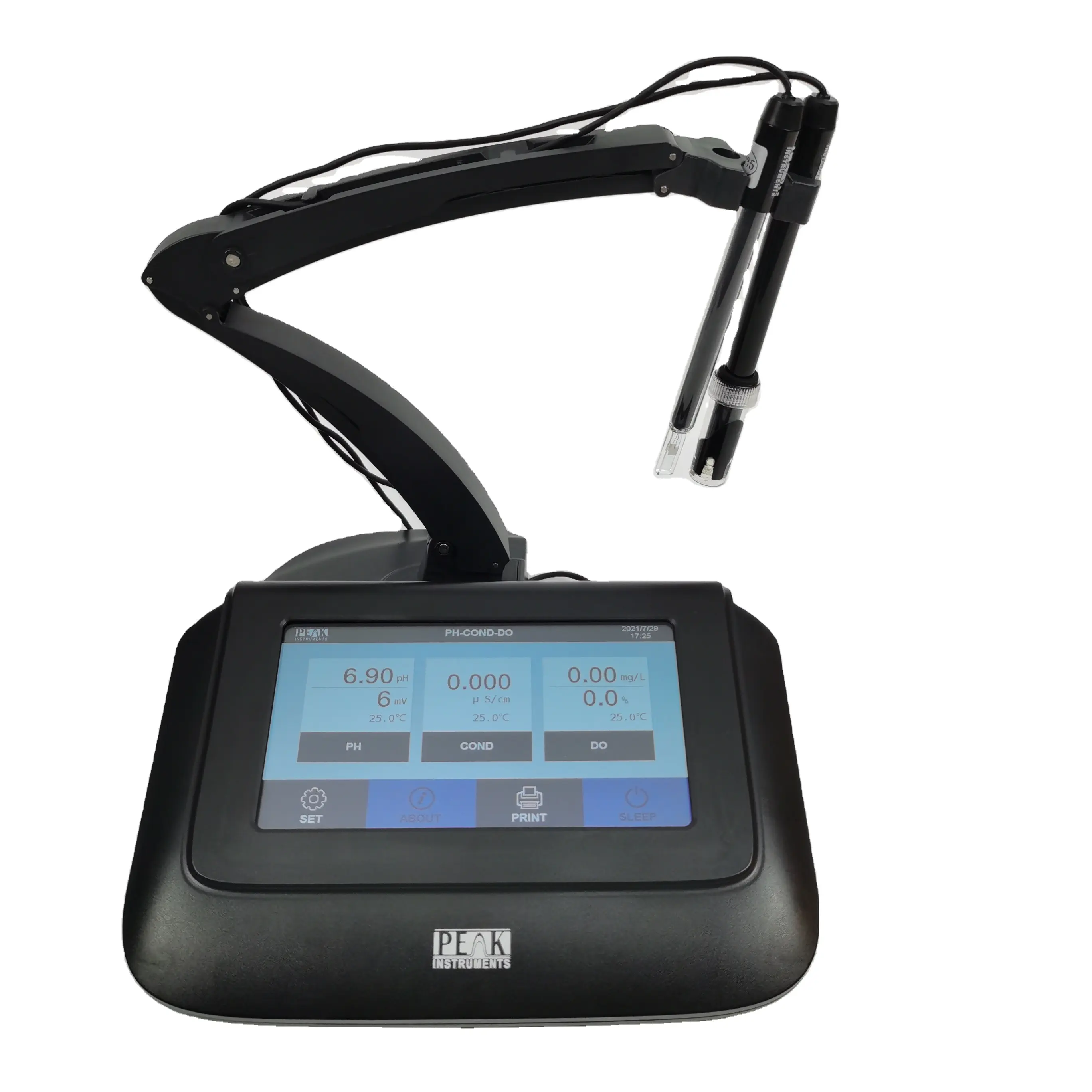 Высококачественный цифровой измеритель воды pH Ec Tds с сенсорным экраном Benchtop