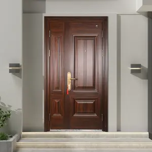 Made In China Modern Exterior Residential Main Entrance Security Steel Door