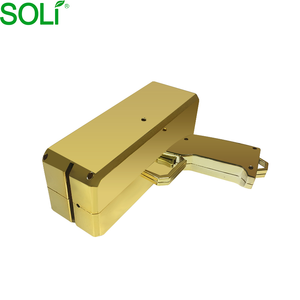 Pistolet à Billets Promotionnel LOGO/Couleur OEM, Pistolet à Argent Doré Plaqué Chrome - Product Image 5