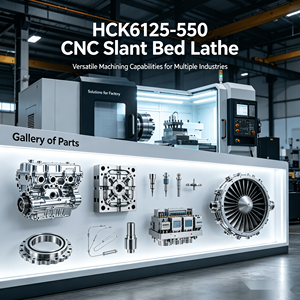 Centre d'usinage CNC HCK6125-550, tour horizontal pour une fabrication métallique à haute efficacité - Product Image 4