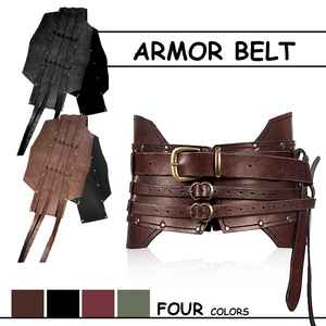 Steampunk mujeres Vintage cinturón ancho hombres Caballero <span class=keywords><strong>pirata</strong></span> disfraz adulto Medieval Cosplay Accesorios - Product Image 4