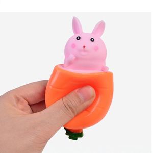Stress Relief <b>Toys</b> Pop up Squishy Rabbit Squeeze <b>Toys</b> <b>Squishes</b> Carrot Rabbit for Easter - Product Image 3