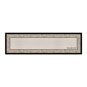 Tapis de cuisine rectangulaire long antidérapant, absorbant l'huile, résistant à l'eau, motif floral, fibre de polyester pour le sol de la cuisine - Product Image 2