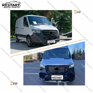 Kit carrosserie PP (pare-chocs, calandre, phares) pour Mercedes-Benz <span class=keywords><strong>Sprinter</strong></span> W907 jusqu'à <span class=keywords><strong>AMG</strong></span> 2018+ |   Installation facile |   Parfait match - Product Image 3