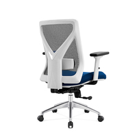 Chaises de bureau ergonomiques en maille NOEL à dossier moyen, chaises de conférence et de visite pour cadres