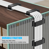 Clips de câble en nylon XZH-40 avec support en nylon - Lot de 100 supports adhésifs pour une gestion sécurisée des câbles électriques