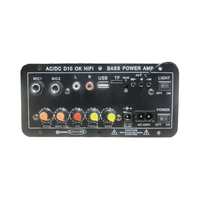 8-18 inç hoparlör D10 oto güç amplifikatörü mikrofon ayarlanabilir yankı üreticisi anma 30W bluetooth araç ses