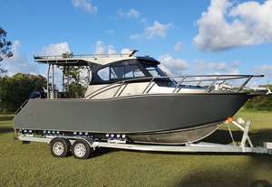 Voilier de 25 pieds avec moteur de 250 ch, bateau en aluminium à grande vitesse avec hardtop étendu pour la pêche en haute mer - Product Image 2