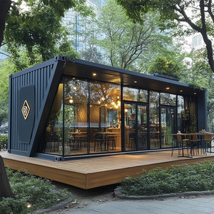 Kim loại thoáng khí bánh sandwich Bảng điều chỉnh kiosk thương mại đường phố xe du lịch danh lam thắng cảnh tại chỗ biệt thự sống container nhà - Product Image 6