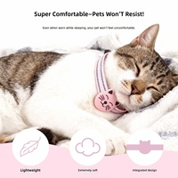 Nouveau localisateur et traceur pour animaux de compagnie F22 Mini Cat avec positionnement global, étanche, compatibilité double système, matériau en nylon