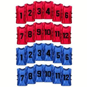 سترة كرة قدم مخصصة جيدة التهوية مع حزام كرة قدم خدمة poem - Product Image 4